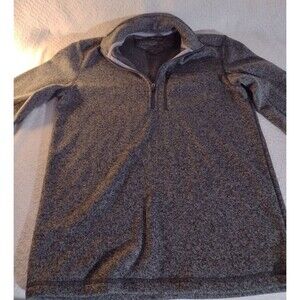 Eddie Bauer 3/4 Zip Casual Dress Shirt Fleece sz TM high quality